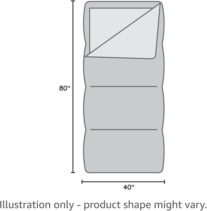 Zero Degree Sleeping Bag for Adults 100% Cotton Flannel Tall and Big
