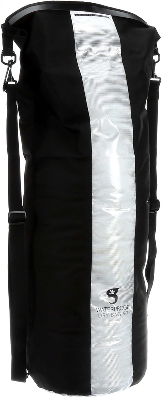 geckobrands Durable View Dry Bag – Waterproof Backpack with Translucent Panel