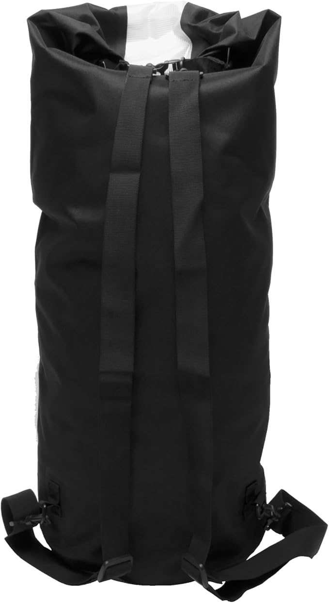 geckobrands Durable View Dry Bag – Waterproof Backpack with Translucent Panel