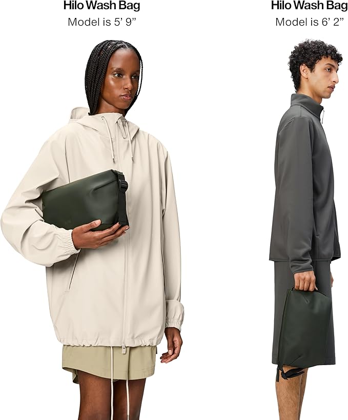 RAINS Hilo Wash Bag - Green