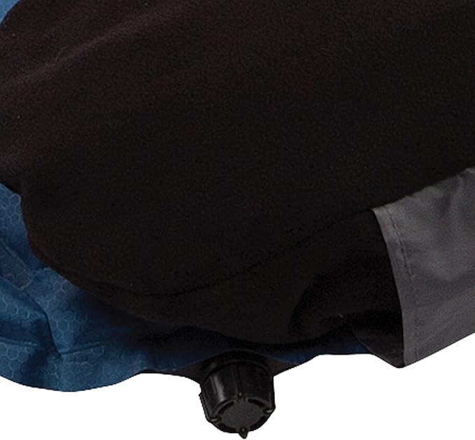 Coleman Silverton Self-Inflating Sleeping Pad, Lightweight Camping Pad with Pillow Storage Bag, Comfortable Sleeping Mat with Side Bumpers to Prevent Rolling Off and Easy Inflation
