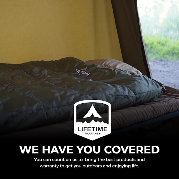 TETON Celsius XL, -25F, 20F, 0F Degree Sleeping Bags, All Weather Warm Sleeping Bag for Adults and Kids, Camping Season, Compression Sack Included
