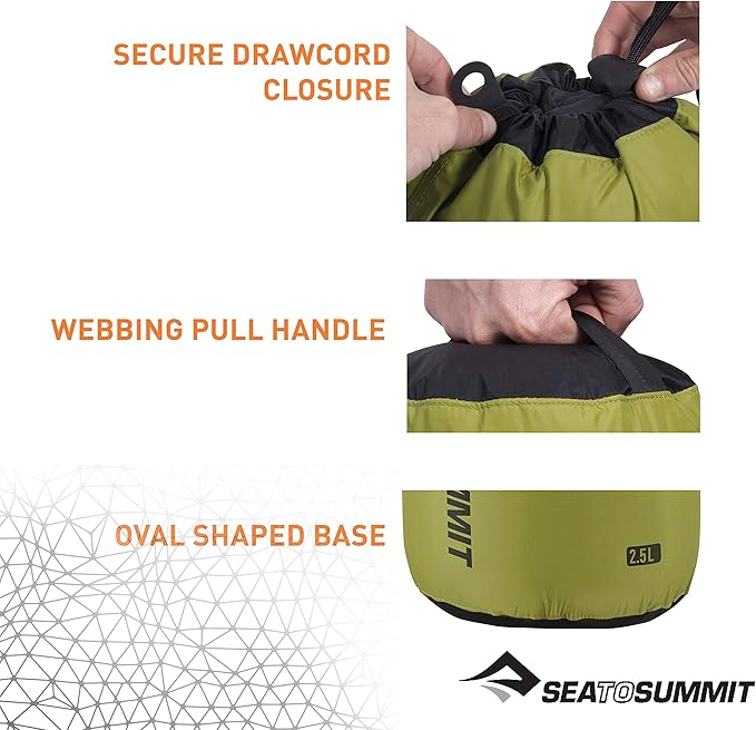 Sea to Summit Nylon Stuff Sack, Durable Outdoor and Travel Storage