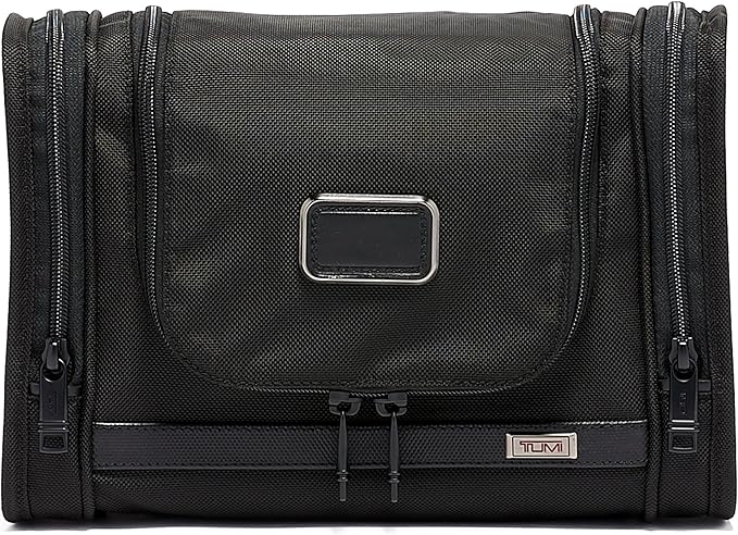 TUMI - Alpha Hanging Travel Kit - Toiletries Travel Bag - Cosmetics Organizer - Travel Essentials Bag with Hooks & Pockets - Black