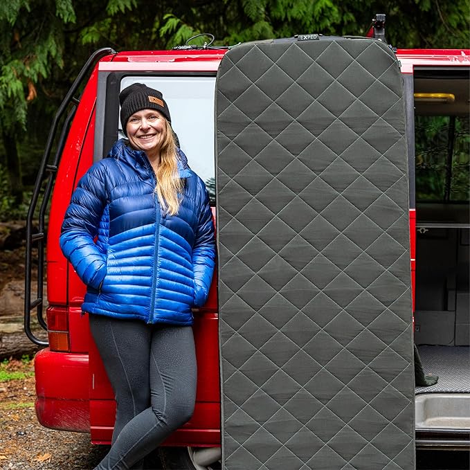 Exped LuxeMat Single LXW - Self Inflating Luxury Sleeping Mat, 4” Foam Pad, Pump Included
