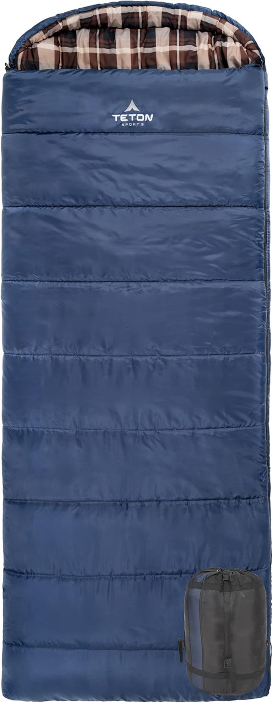 TETON Celsius XL, -25F, 20F, 0F Degree Sleeping Bags, All Weather Warm Sleeping Bag for Adults and Kids, Camping Season, Compression Sack Included
