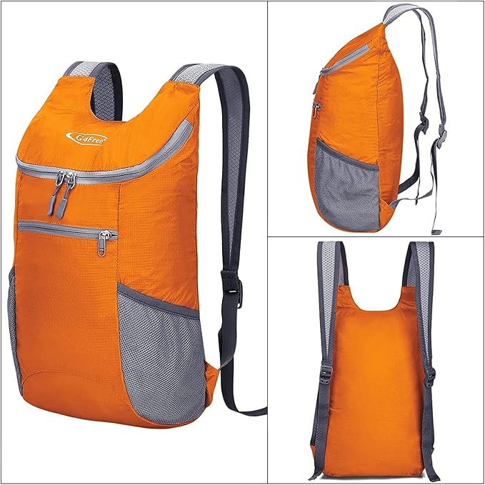 G4Free Lightweight Packable Hiking Backpack for Men Women Small Hiking Daypacks Foldable Shoulder Pack Casual Outdoor Bag 11L
