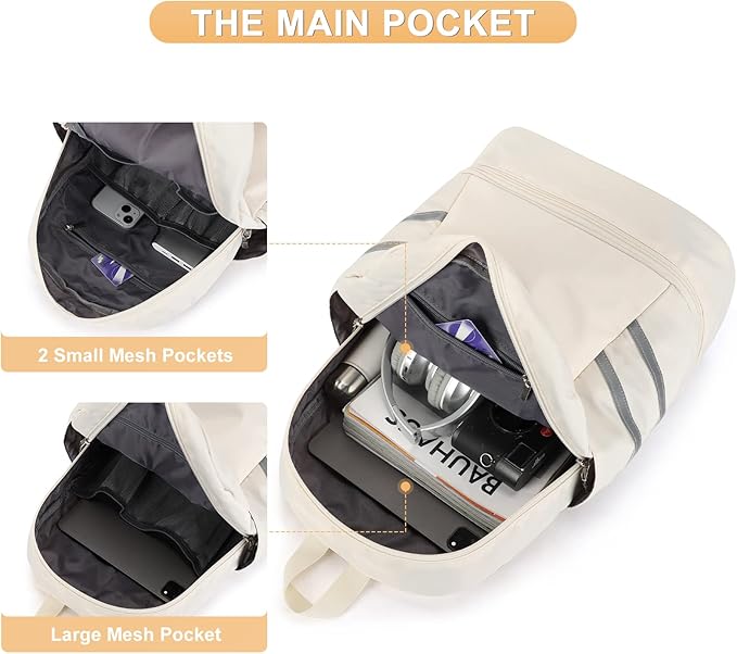 Coofay Small Gym Backpack for Women - Waterproof, Lightweight Travel Sports Gym Bag with Shoe Compartment